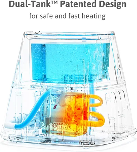 Vista 6 de AquaPad CozyFlow Cubrecolchón con calefacción por agua, sin cable eléctrico, todo digital, garantía de 5 años, AirQuiet y tecnología de doble