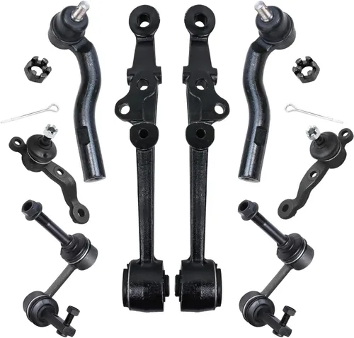 Vista 193 de Detroit Axle - Kit de brazos de control de extremo de 8 piezas para Toyota 2001-2003 Highlander 2002-2003 Camry Lexus ES300, 2 conjuntos de brazos