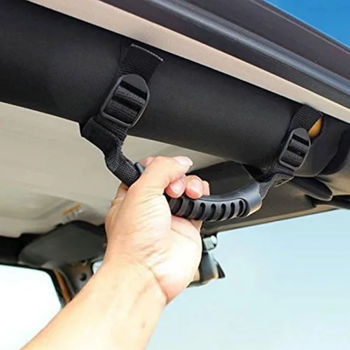 Vista 6 de moveland 4 asas de agarre compatibles con asas de barra antivuelco para Jeep Wrangler YJ TJ JK JL Sports Sahara Freedom Rubicon X y Unlimited