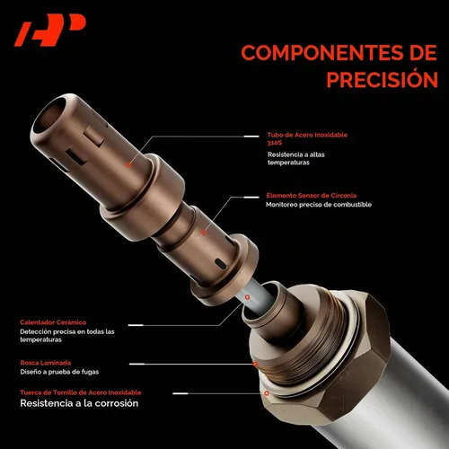 Vista 4 de Sensor de oxígeno A-Premium Upstream O2 compatible con Mazda, Scion, Toyota