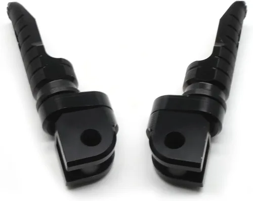 Vista 6 de MZS Estriberas de motocicleta compatibles con ZX4R ZX4RR ZX25R EX 400 Z400 2018-2025, estriberas delanteras ajustables para pedal, color negro CNC
