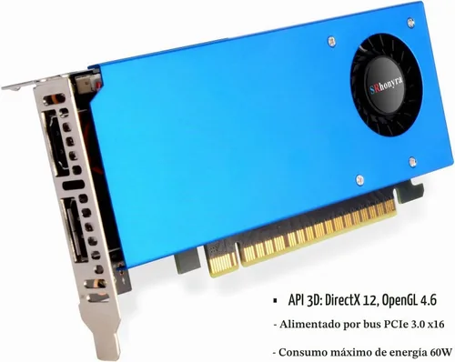 Vista 7 de GTX 1650 4GB Low Profile Graphics Card DP y HDMI, GDDR5 de 128 bits, PCIe 3.0 x16, DirectX 12 OpenGL 4.6, HDCP 2.2 Puertos HDMI y DP