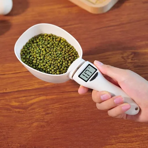 Vista 5 de Cuchara medidora de alimentos, cuchara medidora digital, balanza de cuchara de pesaje de 28.22 oz/0.00 oz de alta precisión con pantalla LCD