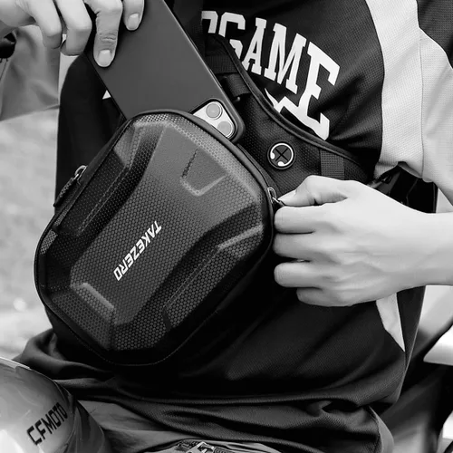 Vista 6 de Bolsa de pierna de motocicleta para hombres y mujeres, bolsa de muslo