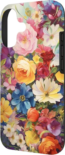 Vista 2 de Watercolor Flower Garden Botanical Art Case for iPhone 17