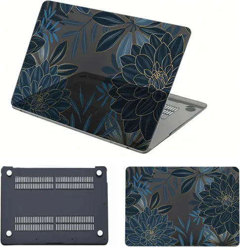 Vista 8 de Funda para laptop compatible con MacBook Air de 15 pulgadas, versión 2026-2023 M5 A3448 M4 A3241 A3114 M3 A2941 M2 Chip con pantalla de retina Mapa