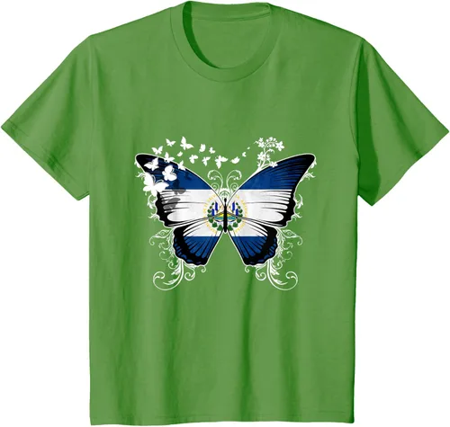 Vista 62 de Camiseta con diseño de bandera de El Salvador