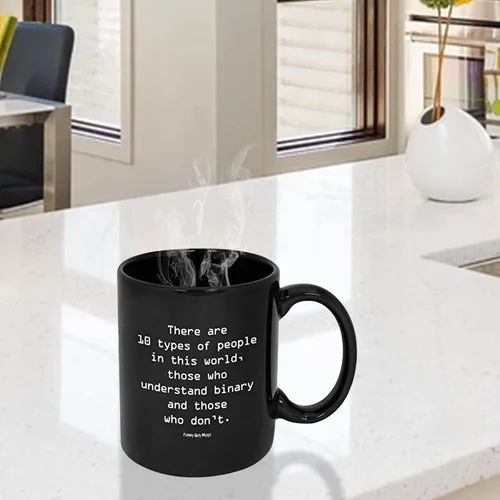 Vista 3 de Funny Guy Mugs - Taza de 11 onzas, Negro