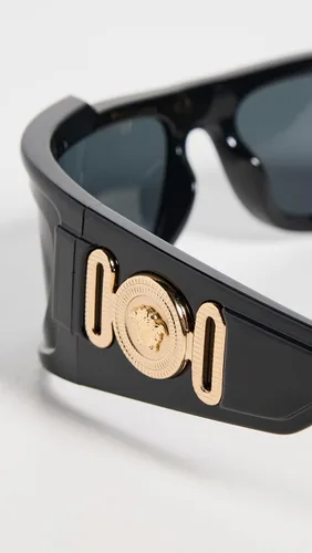 Vista 4 de Versace Gafas de sol deportivas estrechas para mujer