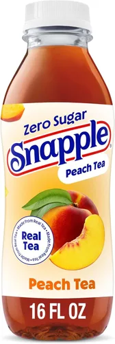 Vista 18 de Snapple Té de melocotón, botella de plástico reciclada de 16 onzas líquidas, paquete de 12