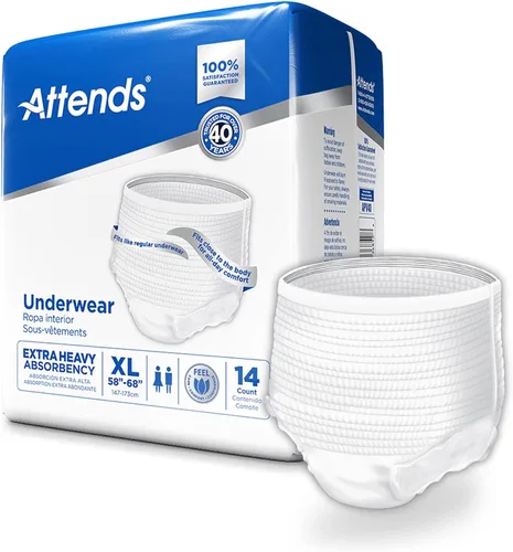 Vista 10 de Attends Ropa interior protectora de absorción regular media 20 unidades APV20