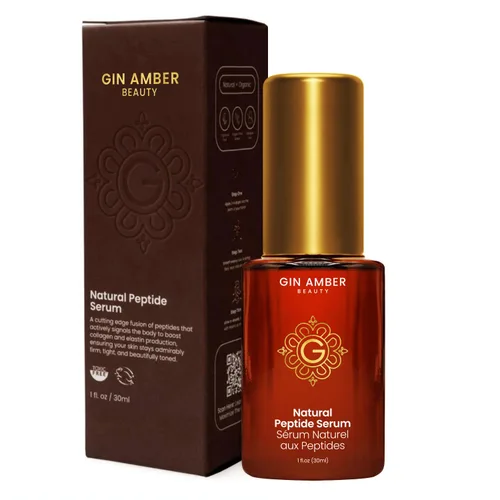 Vista 12 de Suero de ácido hialurónico para rostro de 1 fl oz, Suero facial hidratante para piel de aspecto más plumper, potenciada por la humedad - Gin Amber