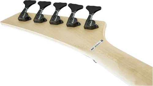Vista 8 de Jackson JS Series - Bajo de concierto de 5 cuerdas JS3VQ, explosión roja transparente, diapasón de amaranto