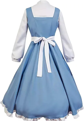 Vista 2 de Vestido para mujer disfraz de sirvienta vestido de princesa de Halloween vestido de fiesta
