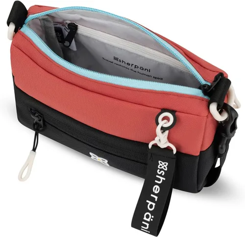 Vista 80 de Sherpani Skye - Bolso cruzado pequeño, de nailon, ligero, para mujer, con protección RFID