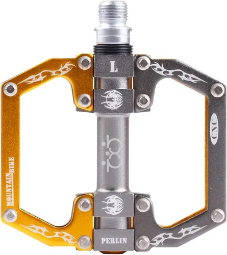 Vista 6 de TXJ Sports Pedales de bicicleta de montaña Rodamiento sellado Pedales de bicicleta de aleación de aluminio antideslizante para BMX MTB Road Bike 9/16