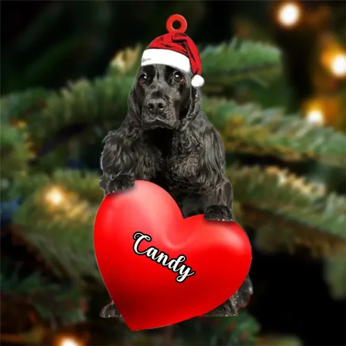 Vista 131 de Adornos de Navidad personalizados para perros, nombre personalizado, adorno de Malamute de Alaska, adornos acrílicos, regalos de Navidad, amantes