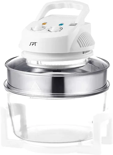 Vista 4 de SPT SO-2004A: Horno Super Turbo con Anillo Extensor, blanco, 12 litros