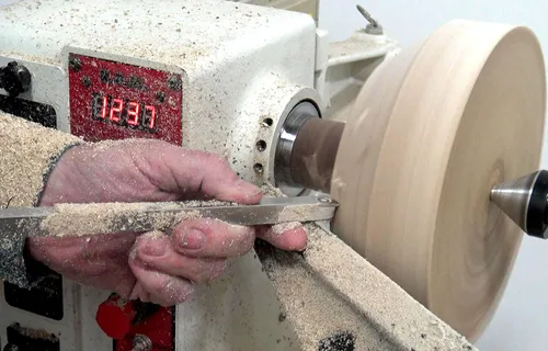 Vista 8 de Simple Woodturning Tools - Herramienta de torno de madera más áspera y simple de carburo más mango intercambiable de agarre de espuma de 17