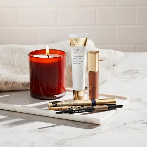 Vista 4 de Estée Lauder The Brow Multi-Tasker 3-in-1 Tool Eyebrow Pencil, Powder and Brush