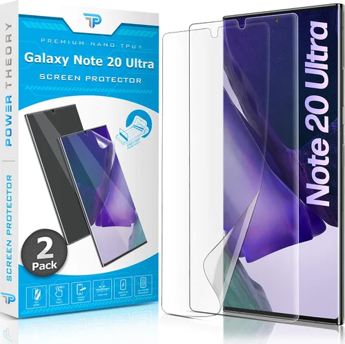 Vista 8 de Power Theory Protector de pantalla diseñado para Samsung Galaxy S9 PLUS (no de vidrio), kit de fácil instalación, compatible con fundas, cubierta