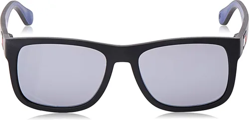 Vista 2 de Tommy Hilfiger Th1556S - Gafas de sol cuadradas para hombre, negro, 56 mm