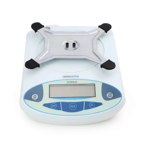 Vista 5 de U.S. Solid Balanza analítica de precisión digital 176.37 oz x 0.0004 oz, báscula electrónica de alta precisión para laboratorio, joyería, uso