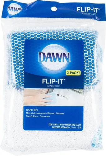 Vista 2 de Dawn 438111 Flip It Esponja, paquete de 2
