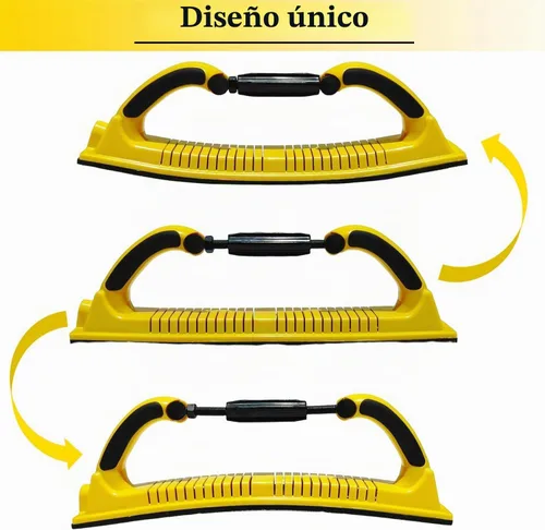 Vista 3 de Toromp Bloque de Lima de Lijado Manual Longboard Flex de Radio Ajustable de 2-3/4" x 15-3/4" con Respaldo de Gancho y Bucle - Usar con Rollos