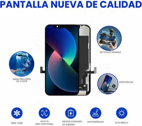 Vista 5 de para iPhone 11 Reemplazo de pantalla de 6.1", kit de reparación de pantalla LCD táctil 3D Genverdix, conjunto de montaje digitalizador