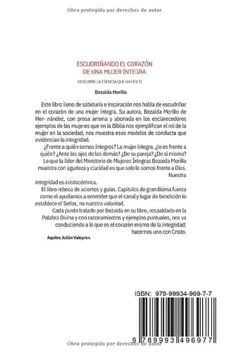 Vista 2 de Escudriñando el corazón de una mujer íntegra Descubre la esencia que hay en ti (Spanish Edition)