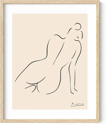 Vista 18 de HAUS AND HUES Matisse - Lámina de arte moderno minimalista - Arte de pared estético de Henri Matisse, póster abstracto para cuarto de dormitorio