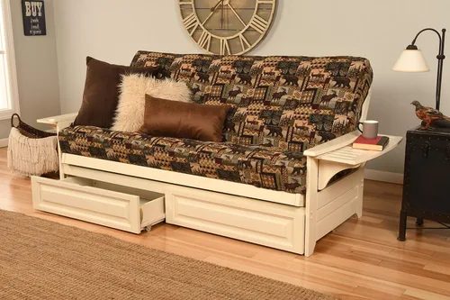 Vista 18 de Kodiak Furniture Juego de futón, blanco