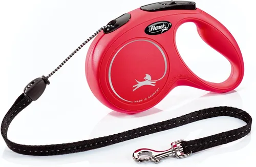 Vista 13 de FLEXI Correa Retráctil New Classic Cord para Perros Extra Pequeños de hasta 18 libras – 10 pies, Negro Correa para Caminar Mascotas Sin Enredos