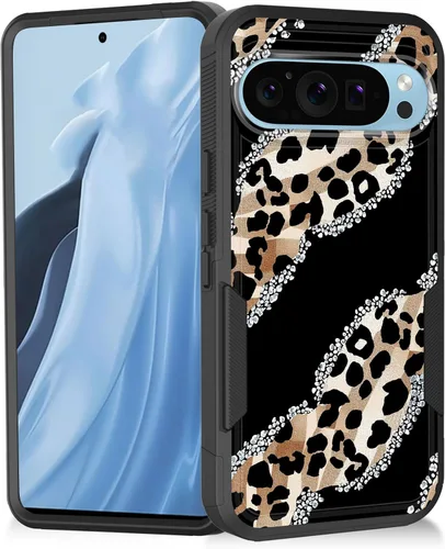 Vista 13 de Funda para Pixel 11 Pro XL, resistente de doble capa híbrida de policarbonato duro de goma suave a prueba de golpes para Google Pixel 11 Pro XL 6.8