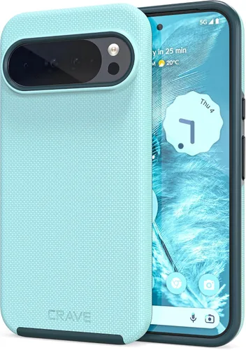 Vista 43 de Crave Dual Guard para Google Pixel 6 Pro, funda de doble capa de protección contra golpes para Google Pixel 6 Pro - Aguamarina