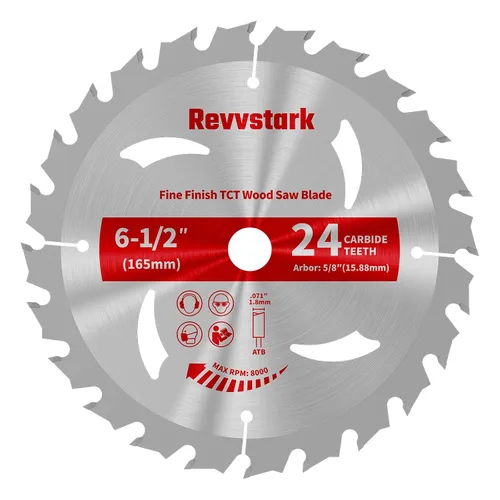 Vista 22 de Hoja de sierra circular 3 en 36T para madera, plástico, PCV, acrílico