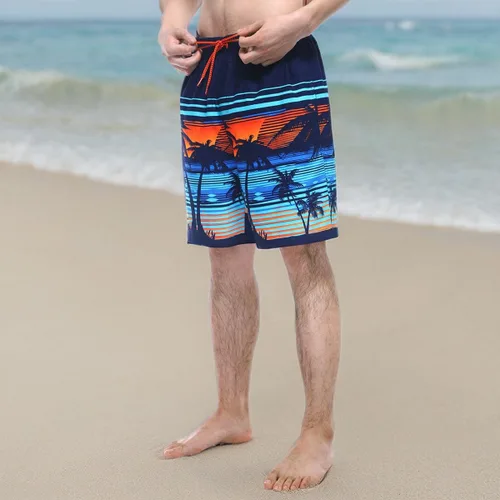 Vista 6 de Rokka&Rolla Traje de baño para hombre de secado rápido con forro de malla