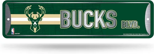 Vista 13 de Rico Industries NBA Basketball Metal Street Sign