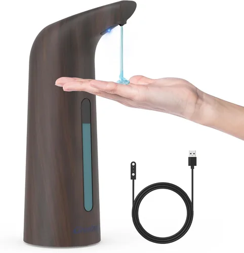 Vista 11 de Dispensador Automático Ajustable de Jabón Sin Contacto, Dispensador de Bomba de Jabón Líquido Sensor Sin Contacto con 4 Niveles Ajustables