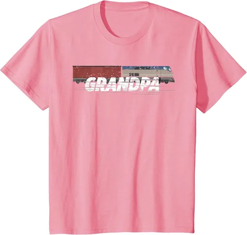 Vista 26 de RC Model Train Shirt Grandpa Train Boxcar HO Scale T-Shirt Negro