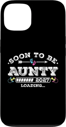 Vista 7 de Soon to Be Aunty 2027 Loading for Pregnancy Announcement Case for iPhone 17