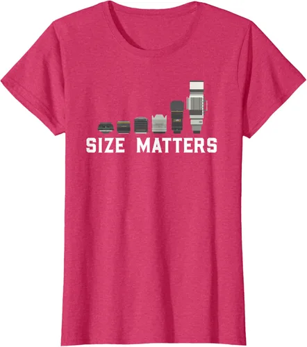 Vista 10 de Photography Camera Lens Size Matter Photographer Shutterbug Camiseta Negro