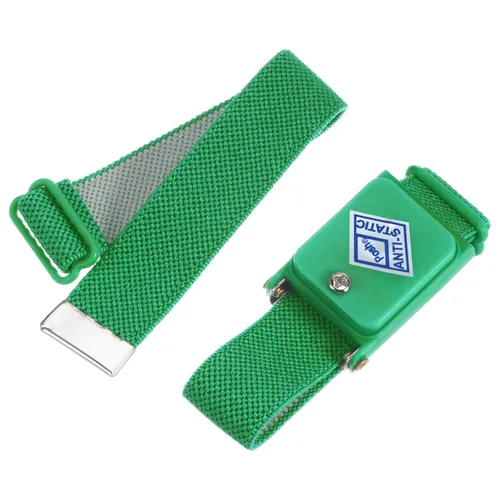 Vista 8 de MECCANIXITY Correa de muñeca antiestática, pulsera antiestática ESD ajustable inalámbrica con pulsera de repuesto para reparación de electrónica