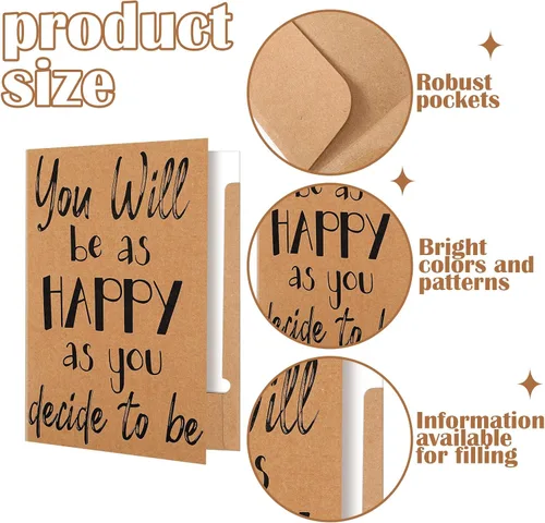 Vista 3 de Sherr Paquete de 24 carpetas inspiradoras de 2 bolsillos, carpetas decorativas de bolsillo para archivos, portapapeles de tamaño carta motivacional