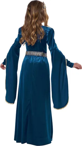 Vista 3 de Disfraz de princesa medieval para niñas