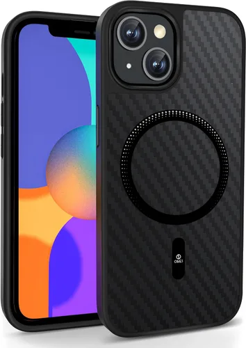 Vista 26 de ONES Funda delgada para iPhone 8 Plus / 7 Plus, cubierta de patrón de fibra de carbono, funda protectora a prueba de golpes con diseño minimalista