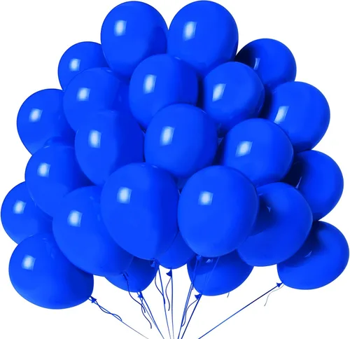 Vista 8 de Globos rojos y negros, paquete de 100 unidades, 12 pulgadas A1-rojo negro