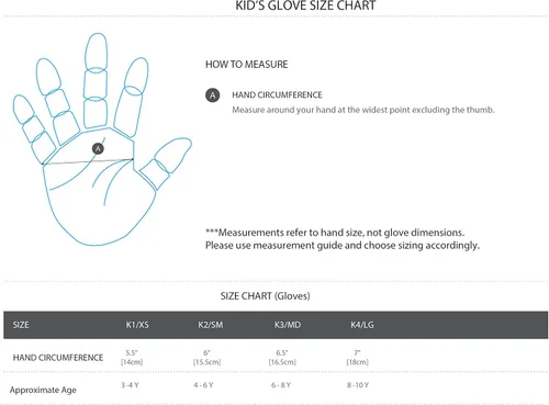 Vista 3 de Flylow Guantes de esquí y snowboard impermeables con aislamiento Mighty Unicorn para niños