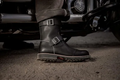 Vista 5 de Harley-Davidson Botas de moto Barkston Black Engineer D96241 para hombre